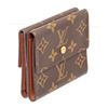 Image 2 : Louis Vuitton Brown Monogram Canvas Leather Elise Wallet