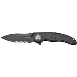 CRKT LINCHPIN BLACK W/ VEFF SERR 3.7