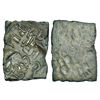 Image 1 : Ancient India: Satavahanas, alloyed copper coin of 'elephant'-type, Nasik region, 7.74g