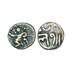 Medieval India: Abhiras of Bhambhagiri, Lakshmideva (1200-1250 AD), 0.21g