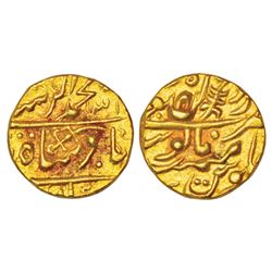 Princely States: Jodhpur, mughal style, gold mohur, 10.96g, Dar ul-Mansur Jodhpur mint