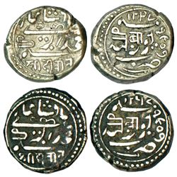 Princely States: Junagadh, Bahadurkhan, silver kori (2 coins)