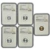 Image 1 : Republic India: 1972, Proof set of 5 coins