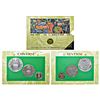 Image 1 : Republic India: 1994, World of Work, UNC set of 3 coins, Bombay mint