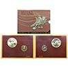 Image 1 : Republic India: 2004, 150 Years of Telecommunications, UNC set of 2 coins, Kolkata mint