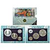 Image 1 : Republic India: 1994, World of Work, Proof set of 3 coins, Bombay mint