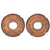 Image 1 : Tokens: I.G. Mint, Alipore (Calcutta), brass 1 rupee, cash token