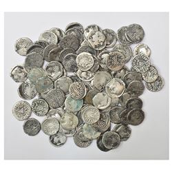 Large Lots: A group of 94 western kshatrapas coins