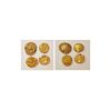 Image 1 : Large Lots: A group of 4 kingdom of Mysore gold fanam