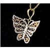 Image 2 : Gold Butterfly Necklace RV $300