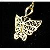 Image 3 : Gold Butterfly Necklace RV $300
