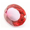 Image 2 : 27.70ct Oval Cut Blood Red Natural Ruby GGL