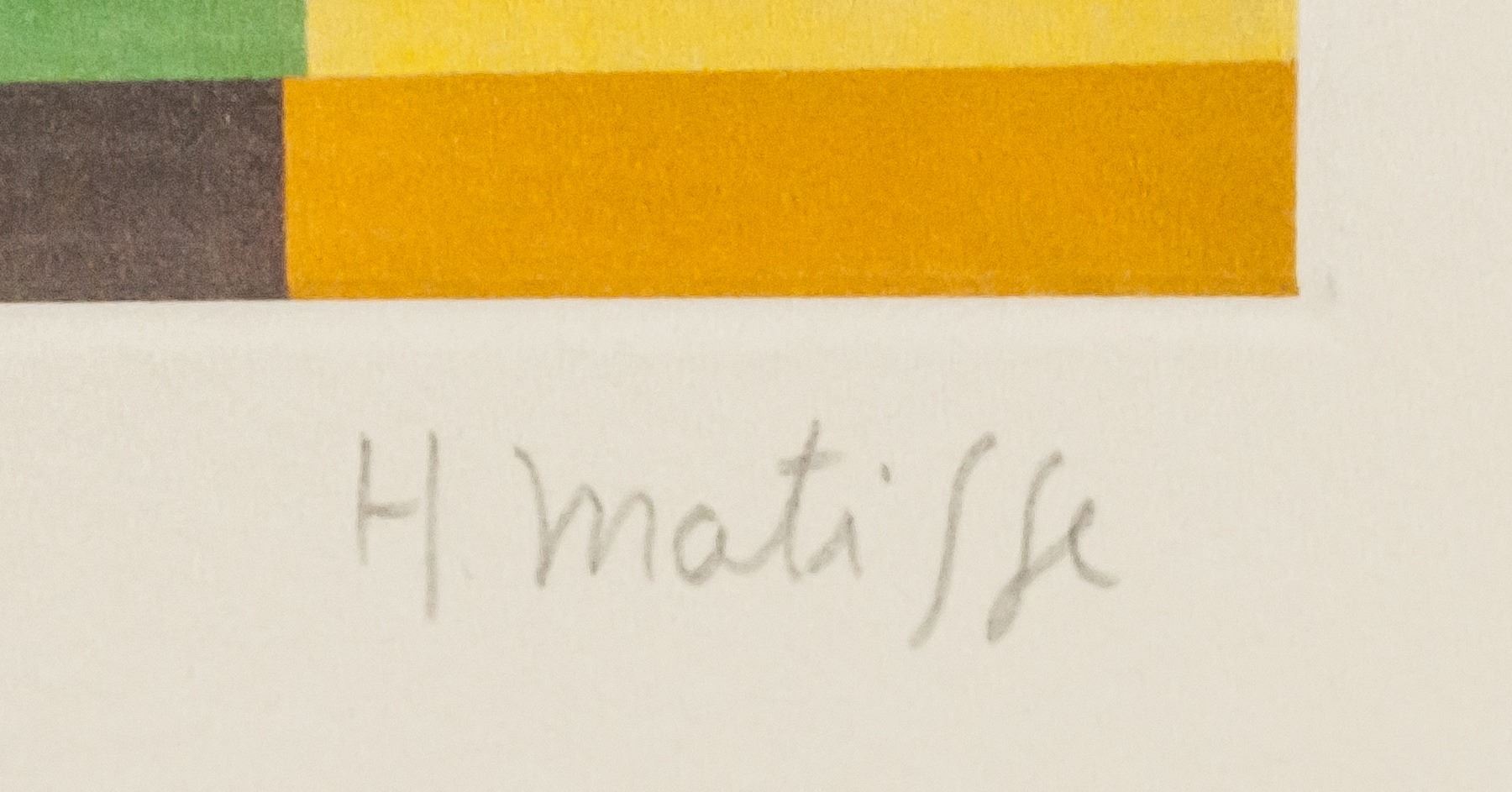 Henri Matisse French Signed Lithograph 46/50