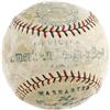 Image 3 : Babe Ruth, Johnson, Cobb Signed Baseball PSA/DNA 