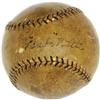 Image 1 : 1924 Babe Ruth Single Signed Baseball PSA/DNA 