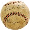 Image 1 : Babe Ruth & Lou Gehrig Signed Baseball PSA/DNA 