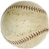 Image 1 : 1929 Babe Ruth Single Signed Baseball PSA/DNA 
