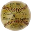 Image 4 : Babe Ruth, Lou Gehrig Signed Baseball PSA/DNA 