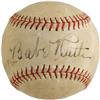 Image 1 : 1940's Babe Ruth Single Signed Baseball PSA/DNA 