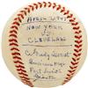 Image 2 : 1947 Mel Ott Signed Baseball PSA/DNA 
