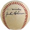 Image 1 : Jackie Robinson Single Signed Baseball PSA/DNA 