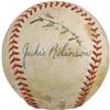 Image 1 : 1950's Jackie Robinson Signed Baseball PSA/DNA 