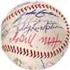 Image 1 : Hall of Famers Multi-Signed Baseball PSA/DNA 
