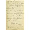 Image 1 : 1889 Harry Wright Handwrittn Signed Note PSA/DNA 
