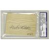 Image 1 : 1927 "Babe" Ruth Signed Cut Signature PSA/DNA 