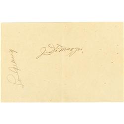 Lou Gehrig & DiMaggio Signed Album Page PSA/DNA 