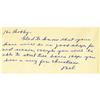 Image 1 : 1947 Mel Ott Signed Xmas Card PSA/DNA 