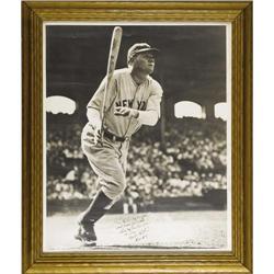 1948 Babe Ruth Signed Enormous Photo PSA/DNA 