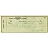 Image 1 : 1952 Ty Cobb Signed Check PSA/DNA 