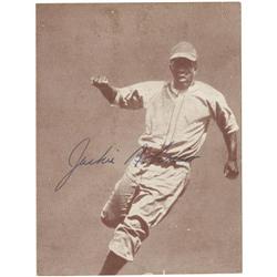 Jackie Robinson Signed Exhibit Card PSA/DNA 