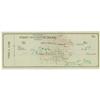 Image 1 : 1952 Ty Cobb Signed Check PSA/DNA 