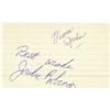 Image 1 : 1950's Jackie Robinson Signed Index Card PSA/DNA 