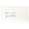 Image 1 : 1950's Jackie Robinson Signed Index Card PSA/DNA 