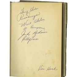 Brooklyn Dodgers Signed Book w/ Robinson PSA/DNA 
