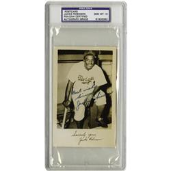 1950's Jackie Robinson Signed Postcard PSA/DNA 