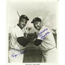 1980's Mantle & Maris Signed Photo PSA/DNA 