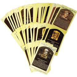 HOF Signed Gold Plaques Lot of 113 PSA/DNA 