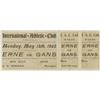 Image 1 : 1902 Gans vs. Erne Full Ticket 