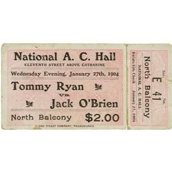 1904 O'Brien vs. Ryan Full Ticket 