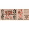 Image 1 : 1910 Johnson vs, Jeffries Full Ticket 