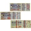 Image 1 : 1910's Ad Wolgast Fight Tickets Lot of 3 