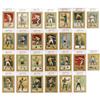 Image 1 : 1911 T9 Turkey Red Prizefighters Complete PSA-Graded 