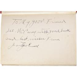 1927 Jack Johnson Signed Autobiography 