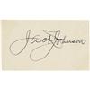 Image 1 : 1930's Jack Johnson Double Signed Card PSA/DNA 