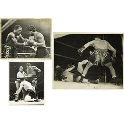 1940's-80's "The Ring Magazine" Knockout Photographs 