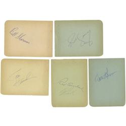 1950's Boston Celtics Signed Album Pages PSA/DNA 